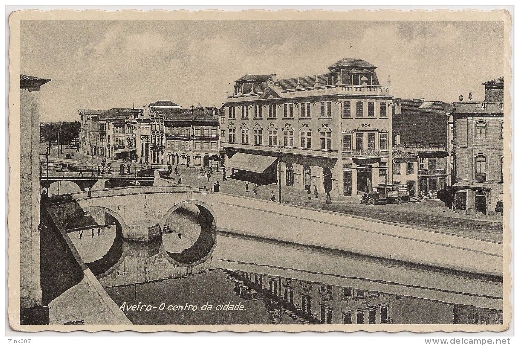 Postal Portugal - Aveiro - O Centro Da Cidade - Real Photo - CPA - Postcard - Aveiro