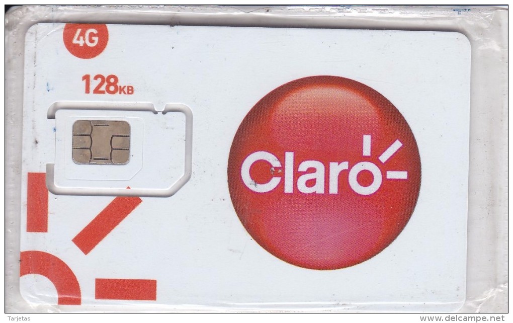 TARJETA DE PANAMA DE CLARO CON CHIP 128kb (NUEVA-MINT) SIM - Panama