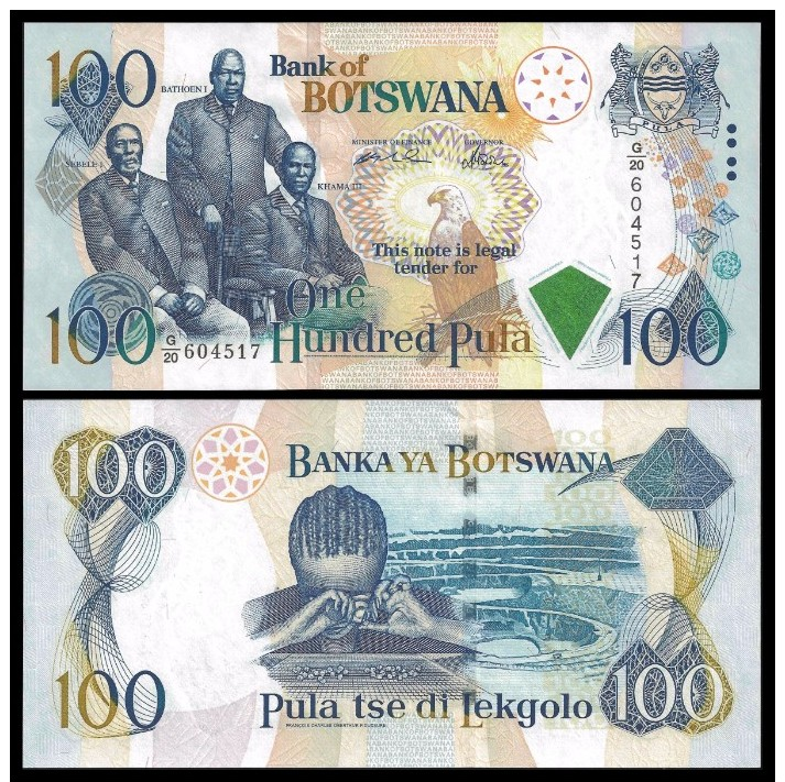 Botswana 100 PULA ND 2000 P 23 UNC - Botswana