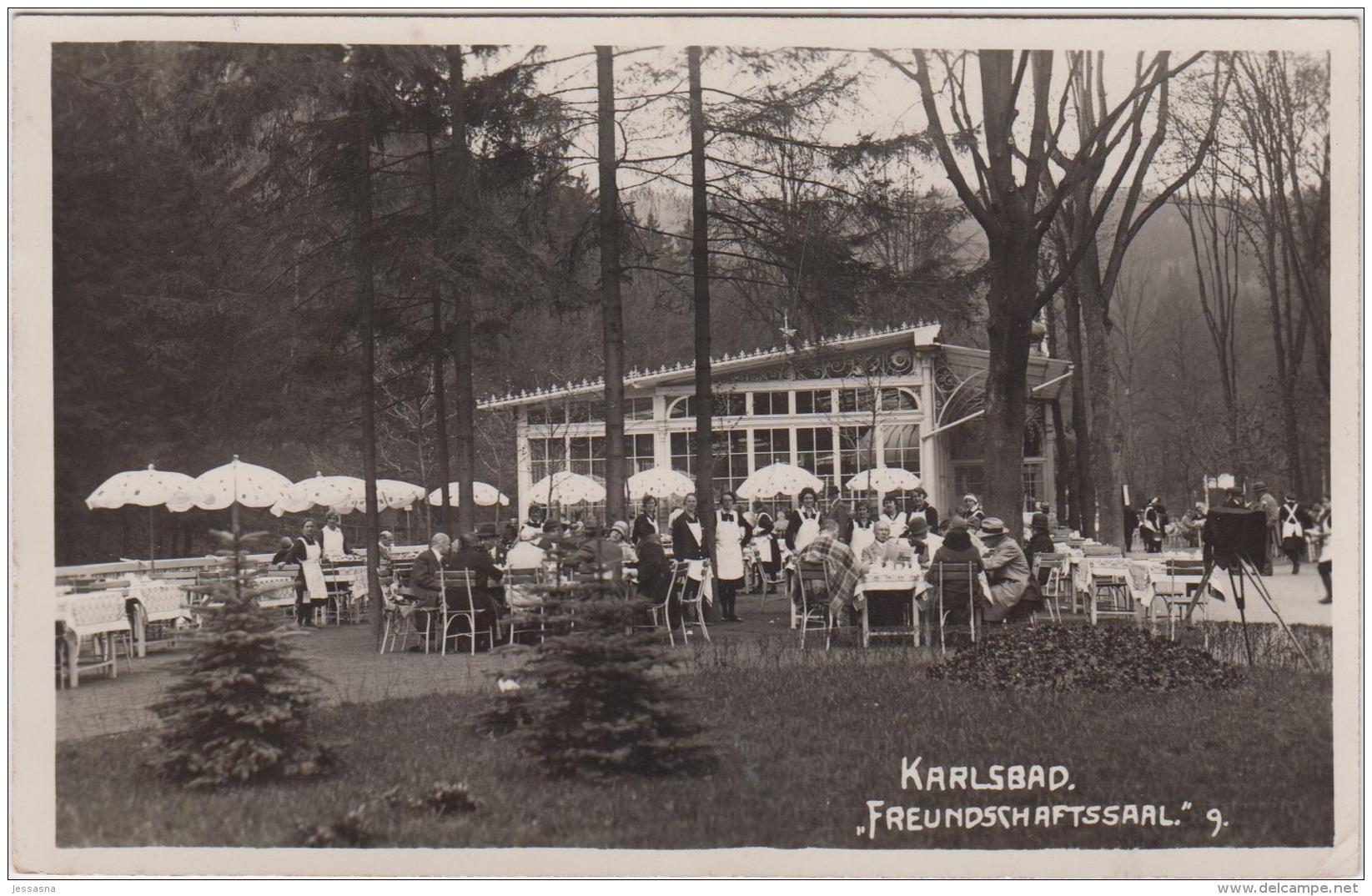 AK - Tschechien  - Karlsbad - Menschen Im Freundschaftssaal - 1931 - Tschechische Republik