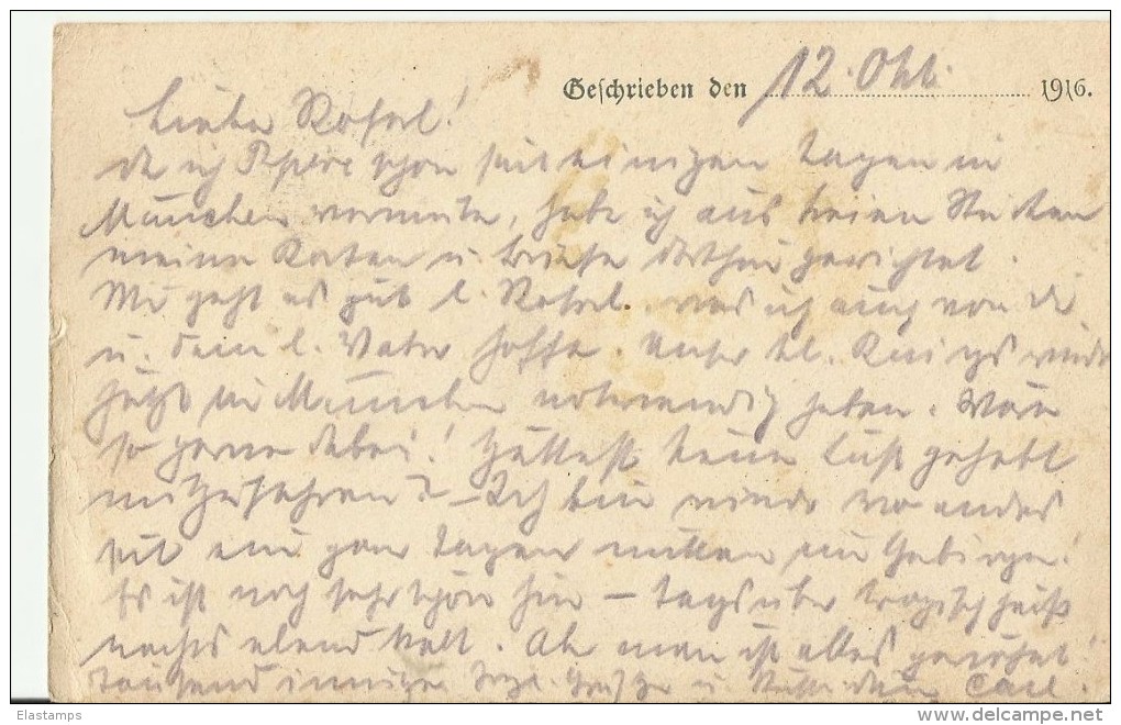 -DR GS 1916  FELDPOST - Briefe U. Dokumente