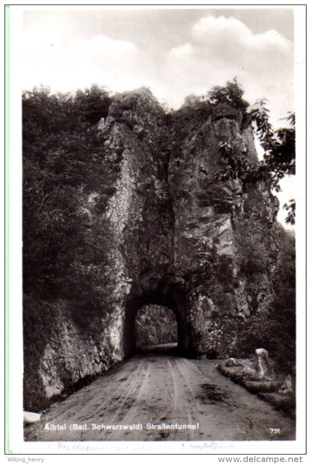 Sankt Blasien - S/w Albtal  Straßentunnel - St. Blasien