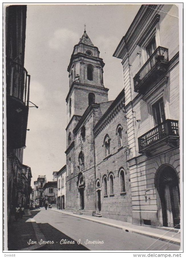 SAN SEVERO ( FOGGIA ) CHIESA SAN SEVERINO - 1960 - San Severo