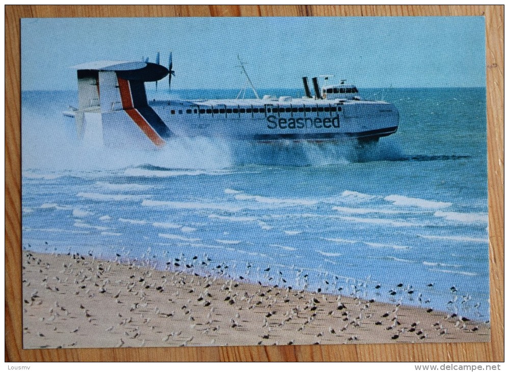 62 : Boulogne-sur-Mer - Hovercraft - Aeroglisseur N 500 - Lignes Boulogne-Douvres & Calais - Douvres - (n°6636) - Hovercrafts