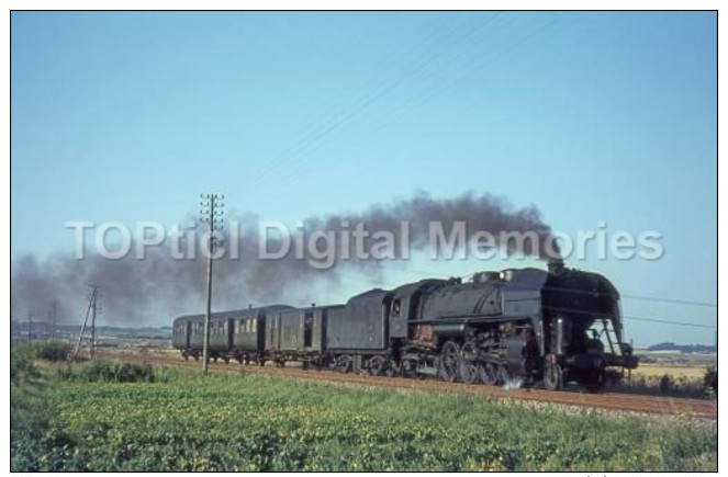 Railway Photo SNCF Class 141R Etaples Aug'67 - Altri & Non Classificati