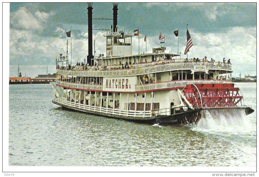 LOUISIANA---NEW ORLEANS--sternwheeler Natchez--voir 2 Scans - New Orleans