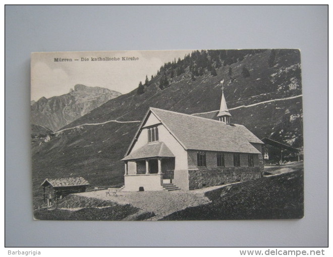 CARTOLINA MURREN - DIE KATHOLISCHE KIRCHE - Mürren