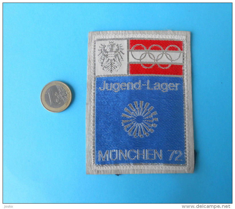 SUMMER OLYMPIC GAMES 1972. MUNICH - Old Rare Patch * Jeux Olympiques Olympia Olympiade Olimpici Olimpiadi * Munchen '72. - Apparel, Souvenirs & Other