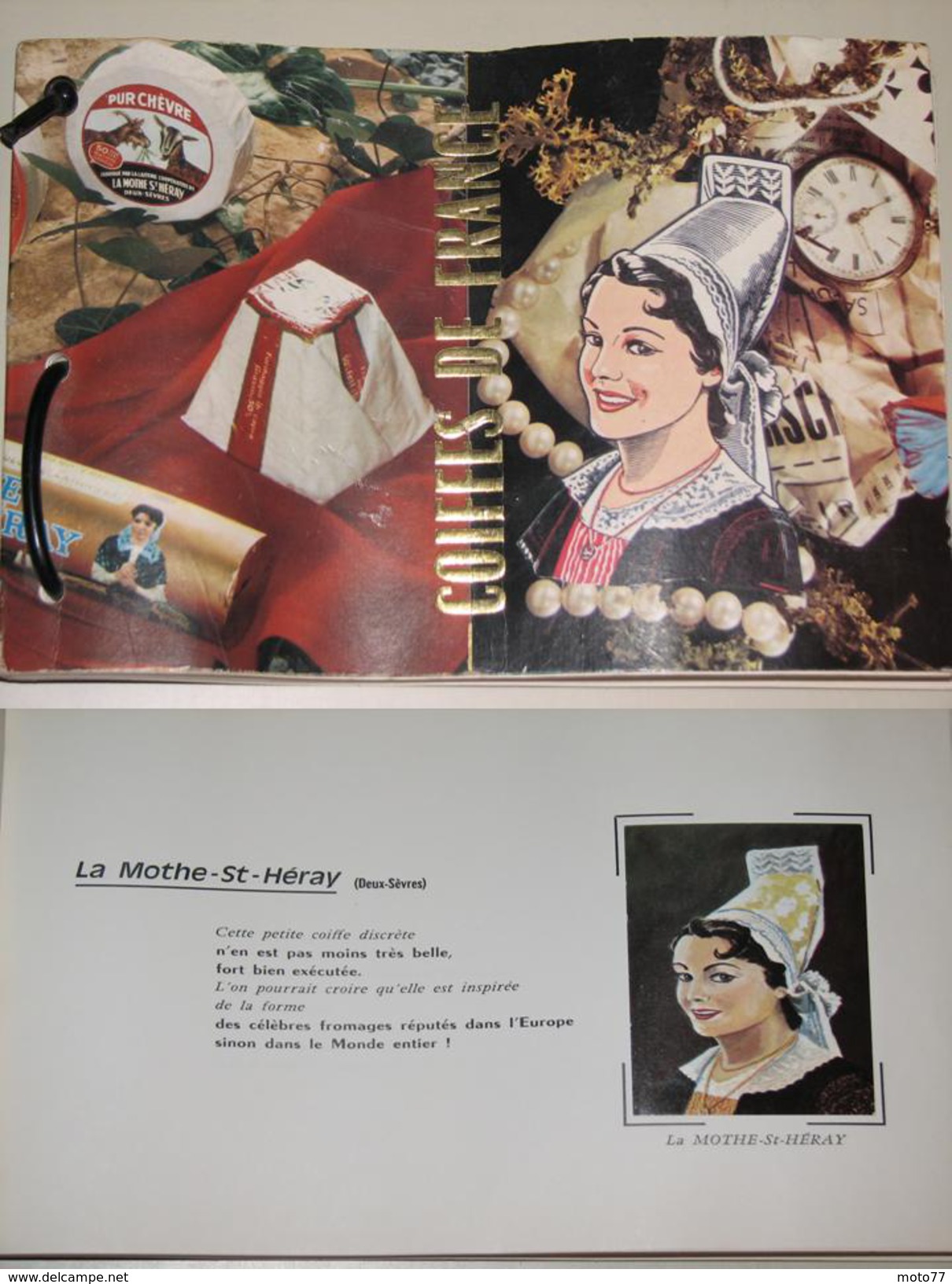 Album Collecteur Images Vignettes - Fromagerie MOTHE ST HERAY - Coiffes De France - Complet - 1971 - Albums & Catalogues