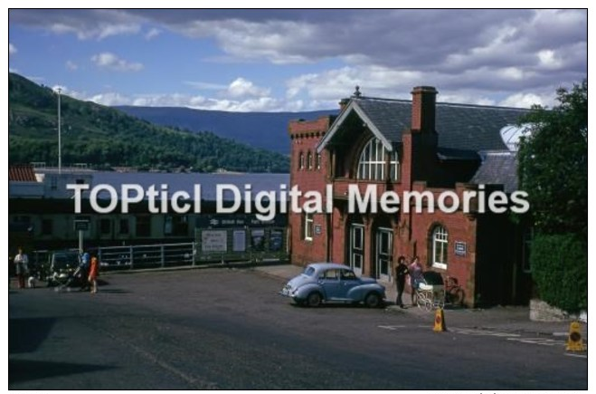 Railway Photo BR Fort William Old Station Jun'73 - Altri & Non Classificati