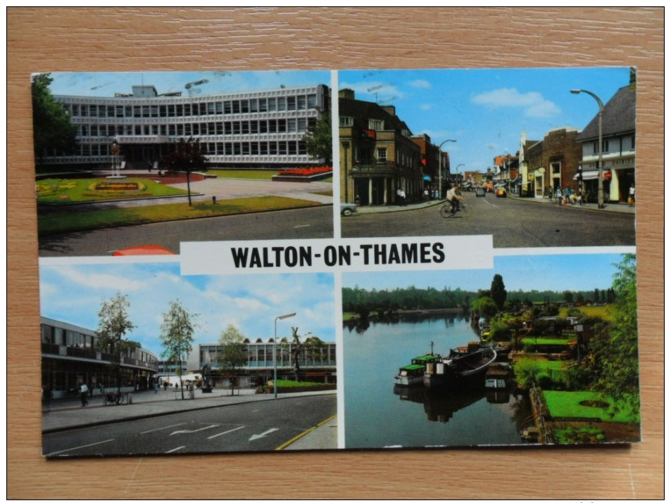 Multi View Post Card Of Walton-on-Thames, Surrey,England.,K36.. - Surrey