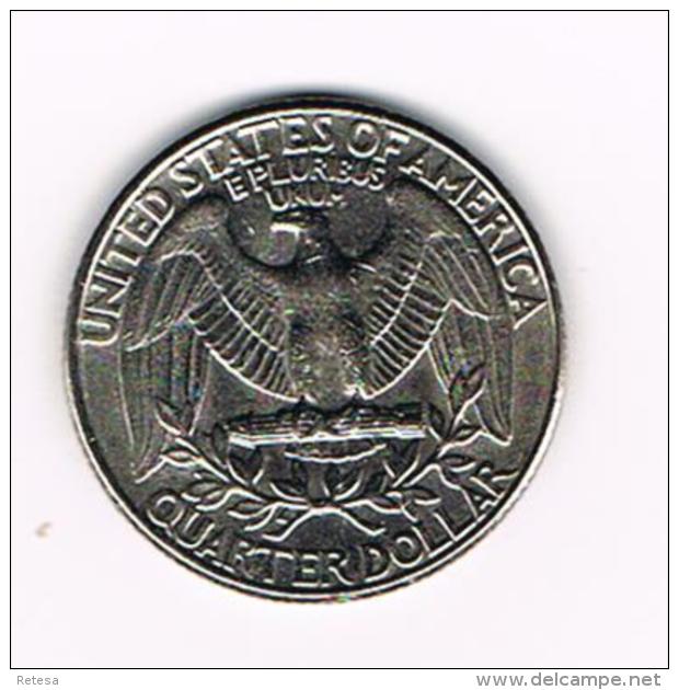 °°° U.S.A.  WASHINGTON  1/4 DOLLAR  1988 D - 1932-1998: Washington