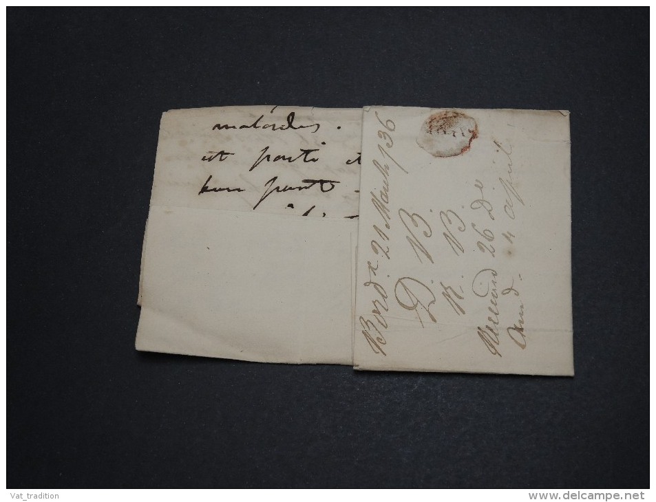 FRANCE - Lettre De Bordeaux Pour Londres En 1836 - A Voir - L 2048 - 1801-1848: Précurseurs XIX