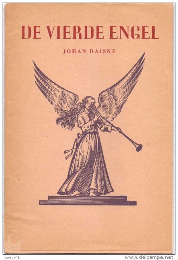 Brochure Litteratuur - De Vierde Engel - Johan Daisne - Illustraties Luc De Jaegher - 1959 - Andere & Zonder Classificatie