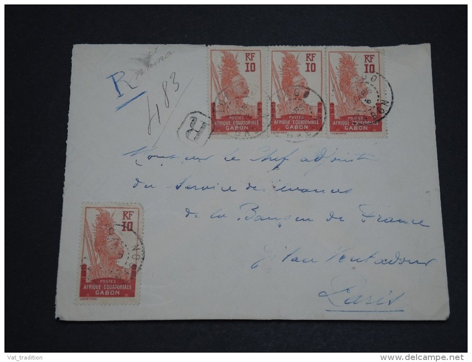 FRANCE / GABON - Enveloppe En Recommandée De Luango Pour Paris En 1915 - A Voir - L 2063 - Covers & Documents