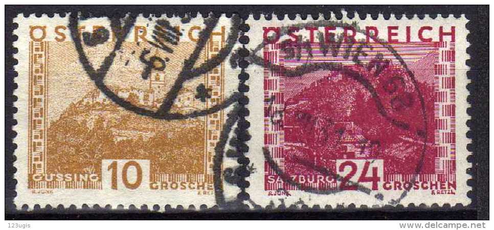 Österreich 1929 Mi 498; 505, Gestempelt [030916XVII] - Used Stamps