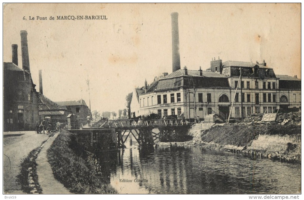 59 LE PONT DE MARCQ EN BAROEUL ( ANIMEE ) - Marcq En Baroeul