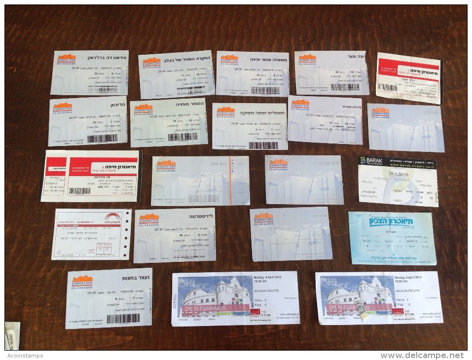 TICKETS TEATRE, SHOW  & MUSEUM TICKETS FOR COLLECTOR BIG LOT,MADONNA 2012 ++see 3 Pictures - Tickets - Vouchers
