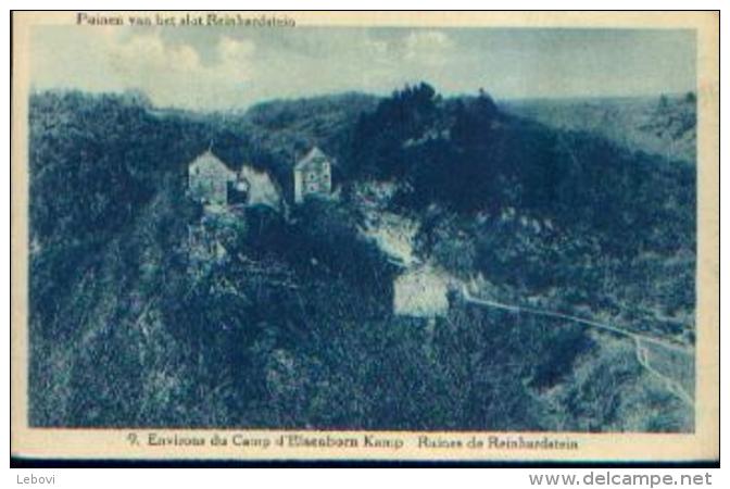 : « Environs Du Camp D’ELSENBORN - Ruines De Reinhardstein » - Ed. Marx & Niessen, Camp D’Elsenborn - Elsenborn (camp)