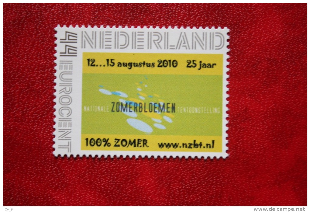 Zomerbloemen Tentoonstelling 2010 Persoonlijke Zegel POSTFRIS / MNH ** NEDERLAND / NIEDERLANDE / NETHERLANDS - Timbres Personnalisés