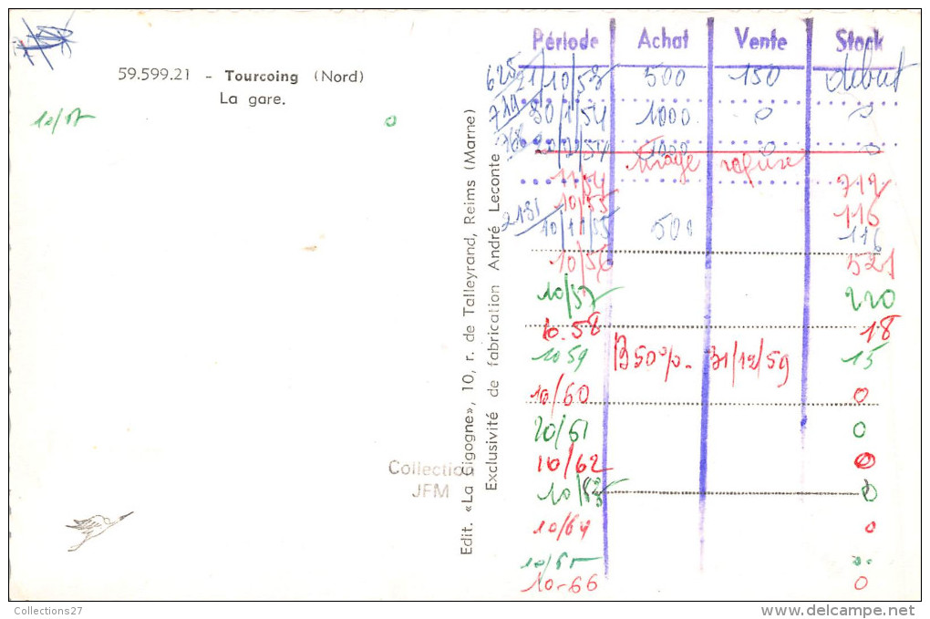 59-TOURCOING- LA GARE - Tourcoing