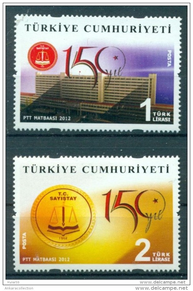 AC - TURKEY STAMP - 150th YEAR OF THE COURT OF ACCOUNTS MNH 29 MAY 2012 - Ungebraucht