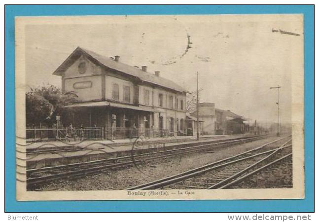 CPSM - Chemin De Fer La Gare BOULAY 57 - Boulay Moselle