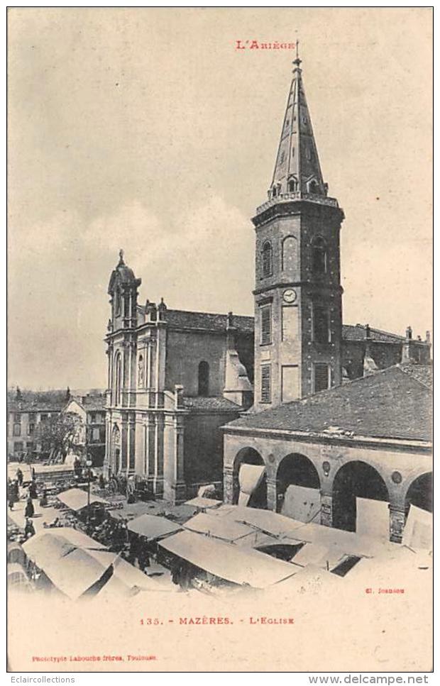 Mazères      09        Eglise Et Marché - Sonstige & Ohne Zuordnung