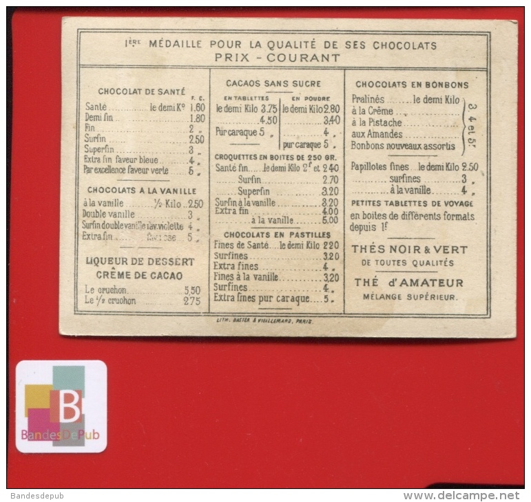 Chocolat Ibled Rue Temple Paris Jolie Chromo Baster Vieillemard Bébé Insecte Scarabée Militaire Exercice Chapeau Papier - Ibled