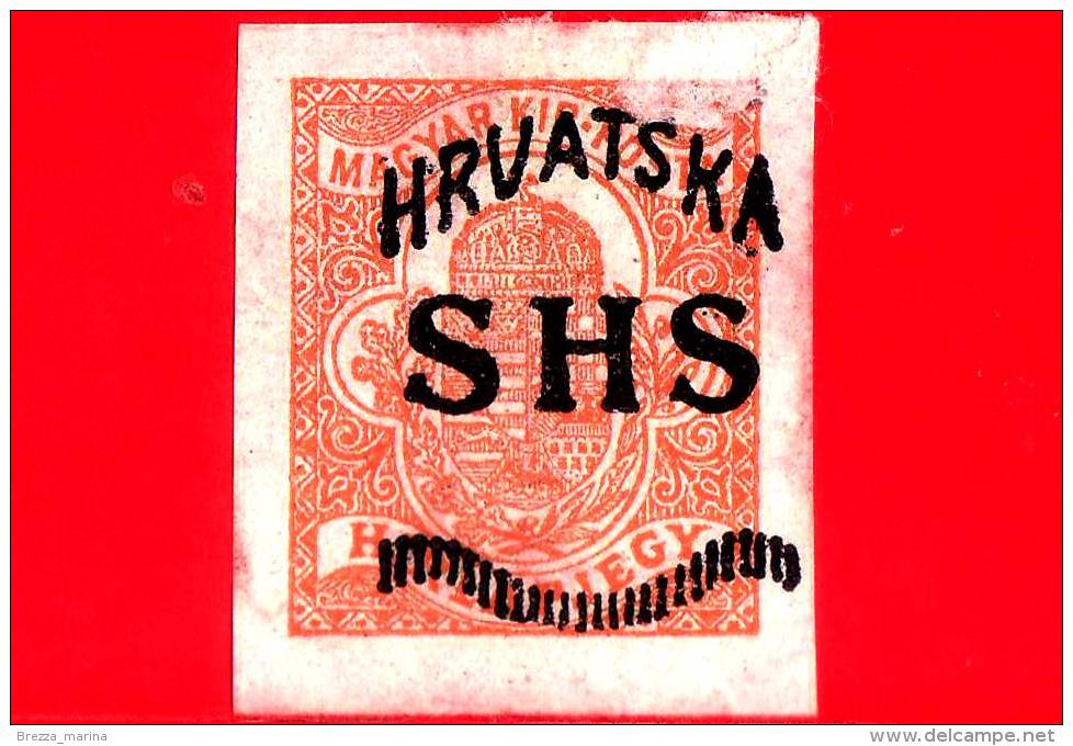Nuovo - SERBIA - CROAZIA - SLOVENIA - 1918 - Emissioni Per La Croazia - Newspaper Stamp - 2 - Nuovi