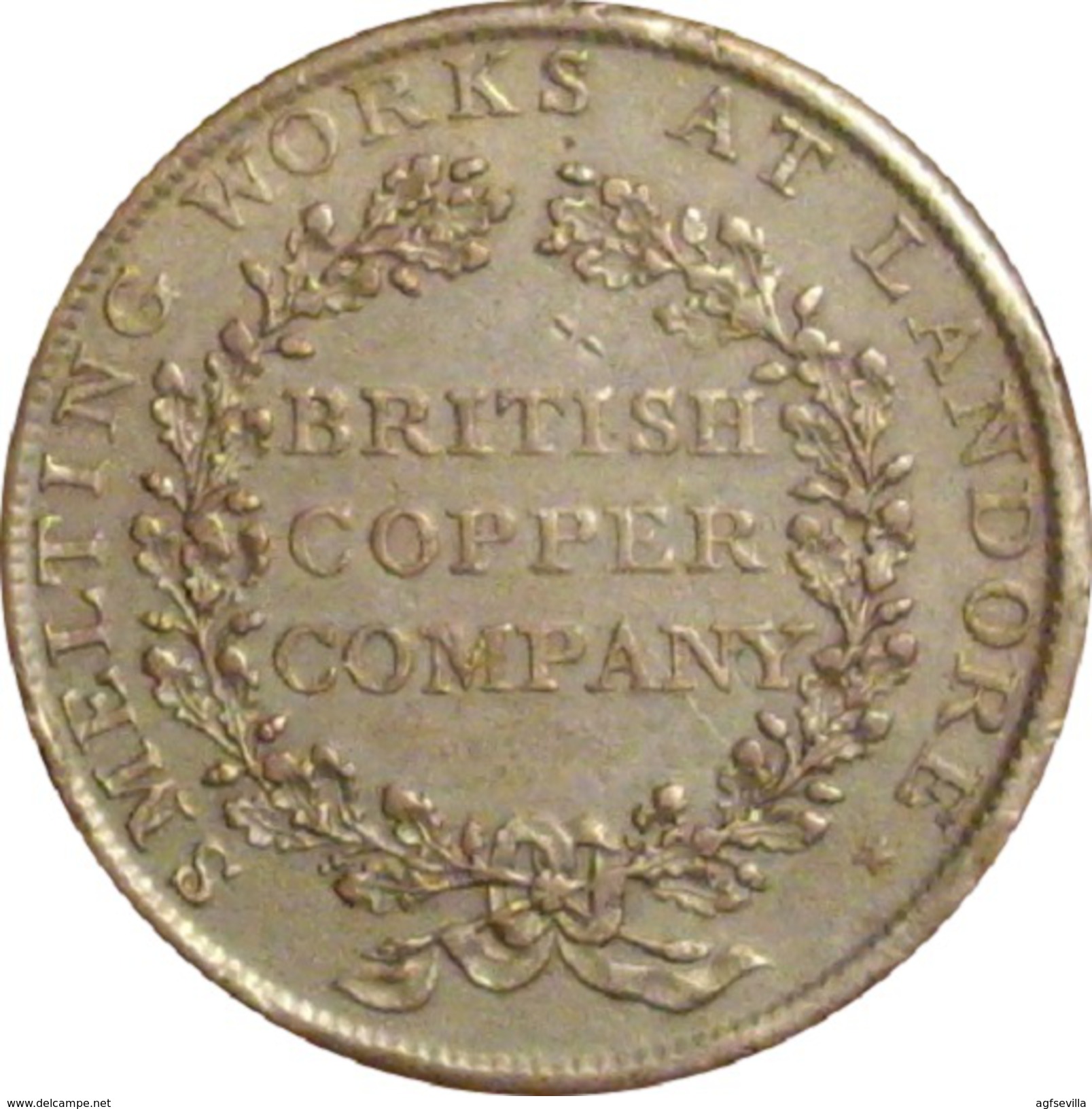 INGLATERRA. 1 PENNY TOKEN. 1.812. BRITISH COPPER COMPANY. ENGLAND. GREAT BRITAIN - C. 1 Penny