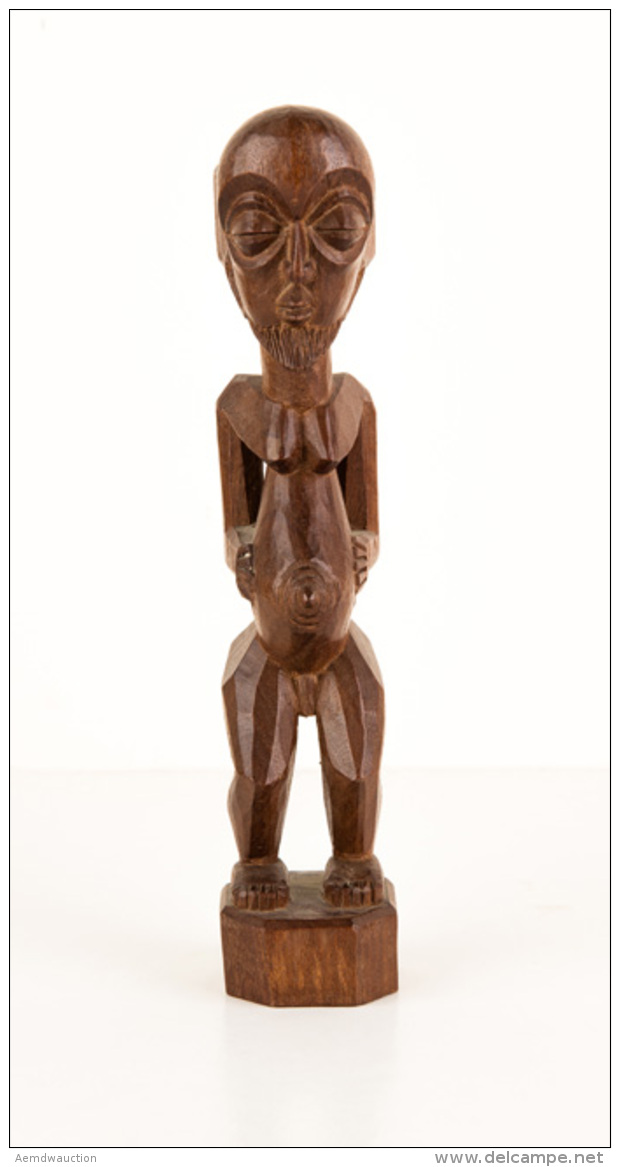 [AFRIQUE] Paire De Statuettes En Bois Dans Le Style Luba-Hemba. - Otros & Sin Clasificación