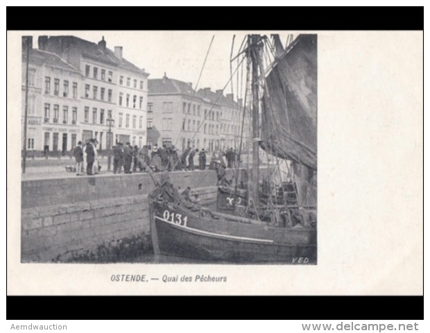 LA CÔTE : Ostende, La Panne, Blankenberghe... Environ 360 Cartes Postales, époques Diverses. - Non Classificati