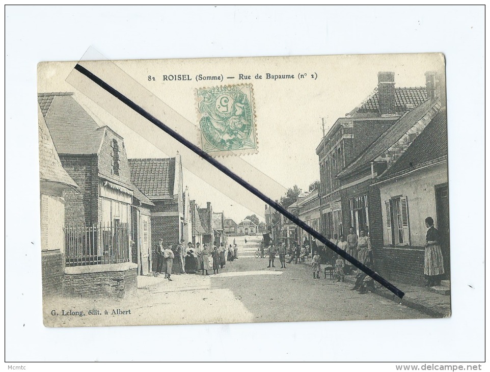 CPA - Roisel  - Rue De Bapaume (N°2) - Roisel