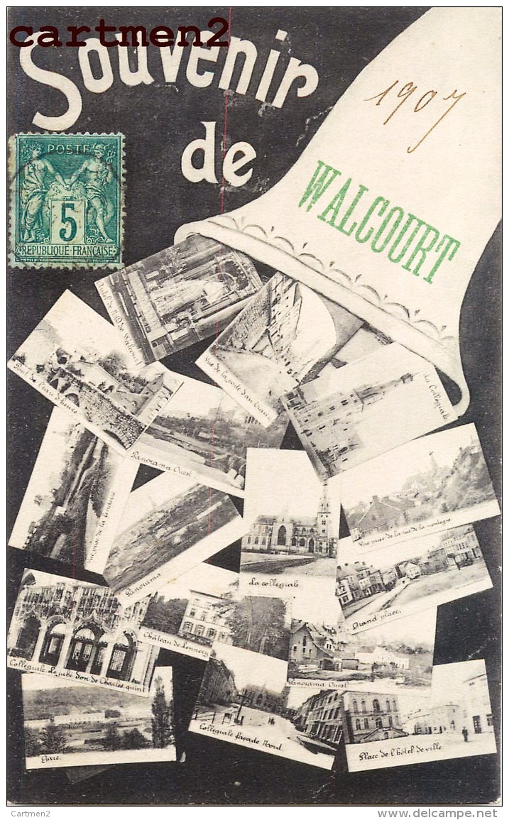 SOUVENIR DE WALCOURT MULTIVUES BELGIQUE - Walcourt