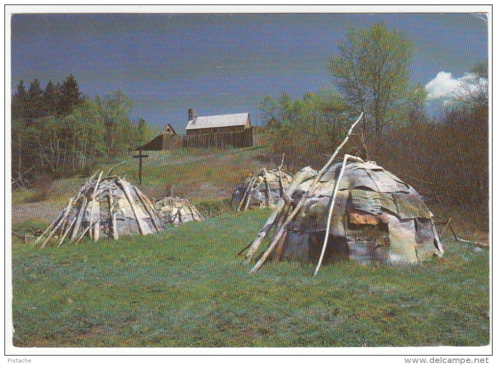 Anse-à-la-Croix - Saint-Félix-d'Otis Québec Canada - Indians - Architecture - Movie Decor - Décor De Cinéma - 2 Scans - Other & Unclassified