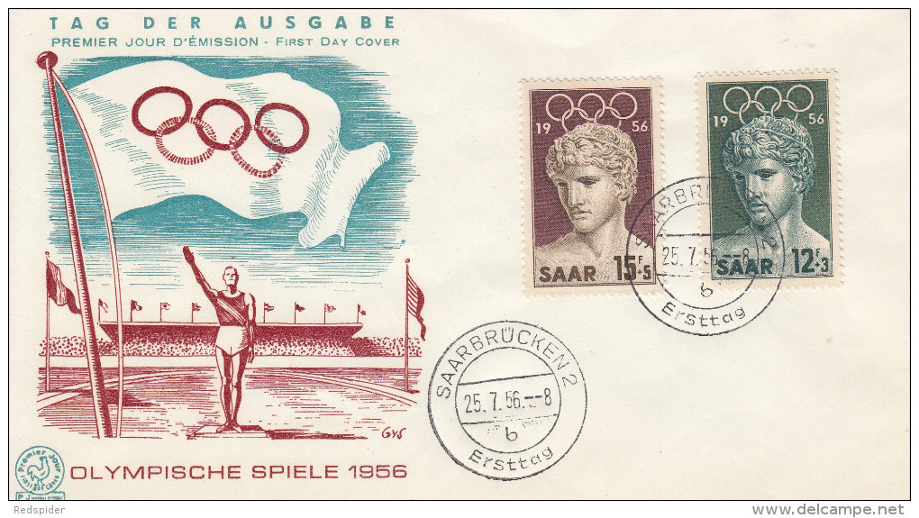 OLYMPISCHE SPIELE-OLYMPIC GAMES, 1956, Special Stamp / Postmark !! - Sommer 1956: Melbourne