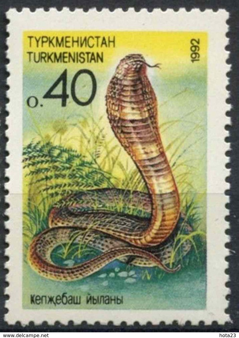 Turkmenistan 1992 -. FAUNA -  SNAKE  - KOBRA   MNH - Turkménistan