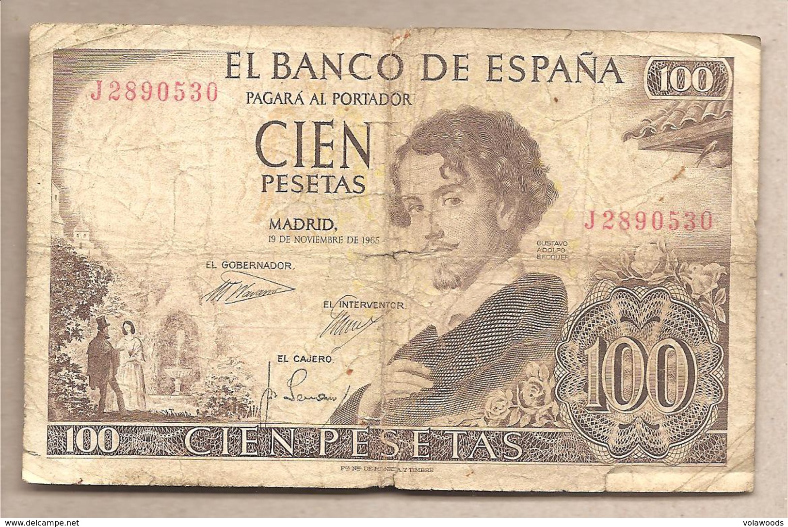 Spagna - Banconota Circolata Da 100 Pesetas - 1965 - 100 Pesetas