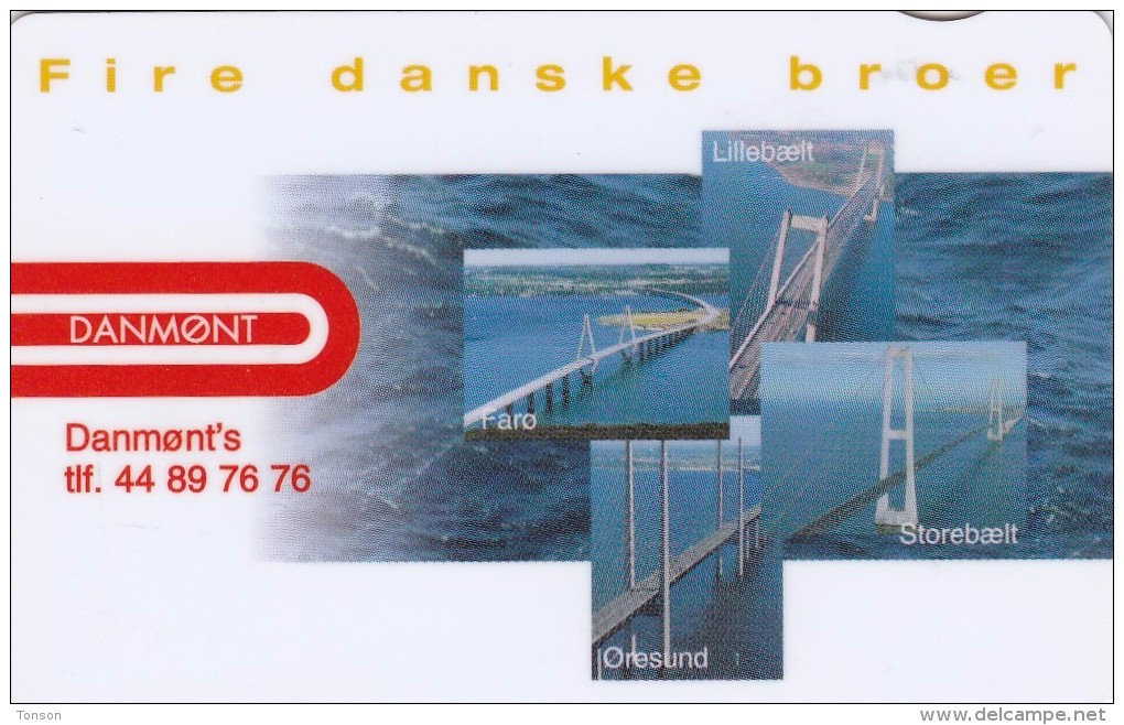 Denmark, DD 229Ob, Bridges, Lillebaeltsbroen, 20.000 Issued (for A + B), 2 Scans.  Oval Ø, UDLØB:04.2005 - Dänemark