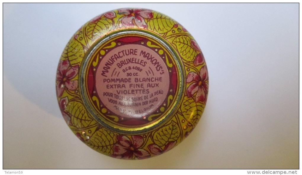 BOITE CREME VASELINE MADELON DECOR CHROMO MANUFACTURES MAXONS - Beauty Products