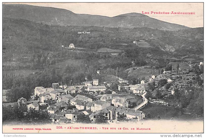 Ax Les Thermes     09         Vue Sur Le Col De Marmare - Ax Les Thermes