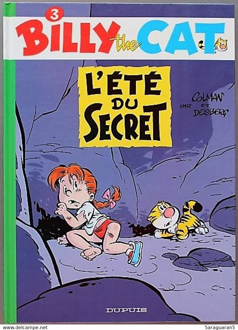 BD BILLY THE CAT - 3 - L'été Du Secret - EO 1994 - Billy The Cat