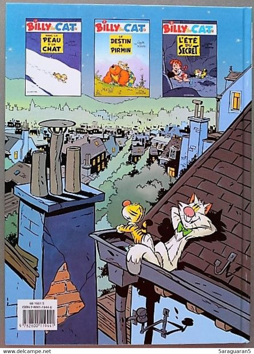 BD BILLY THE CAT - 3 - L'été Du Secret - EO 1994 - Billy The Cat