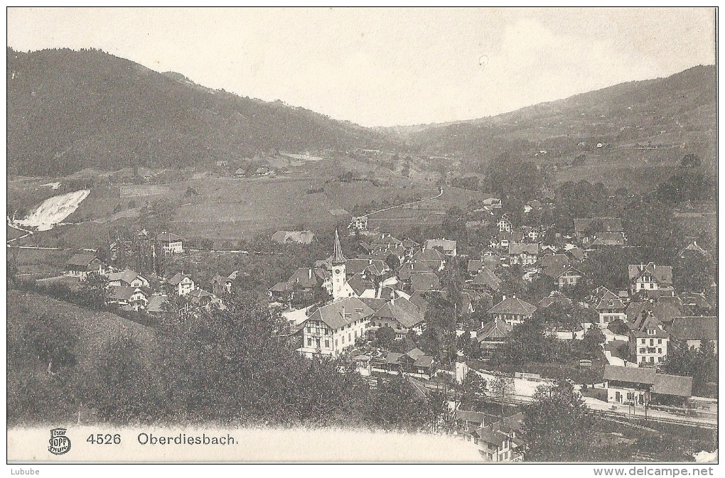 Oberdiessbach - Blick Gegen Linden          Ca. 1910 - Linden