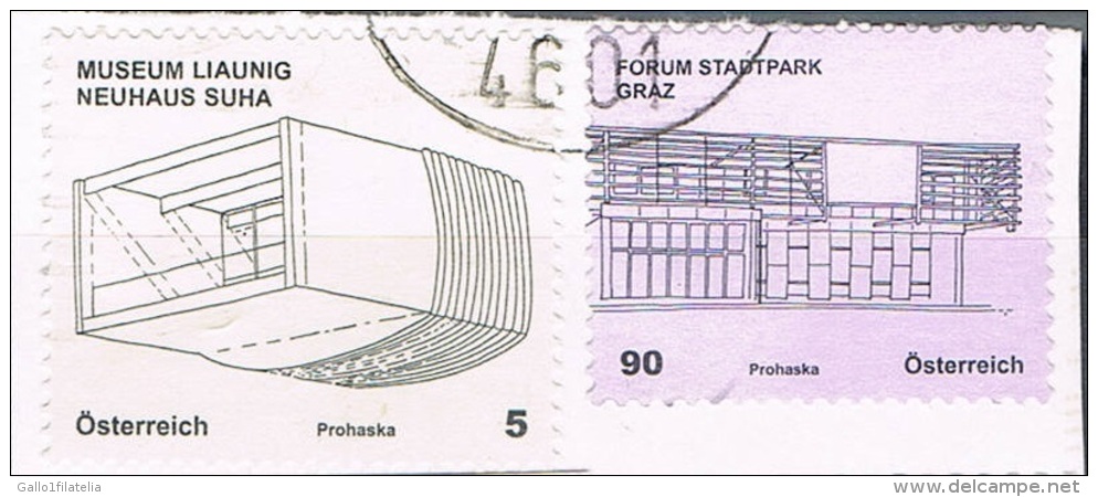 2011 - AUSTRIA - MUSEUM LIAUNIG / STADTPARK . USATO, - Used Stamps