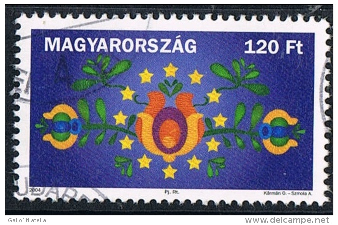 2004 - UNGHERIA / HUNGARY - ADESIONE ALL'UNIONE EUROPEA. USATO - Used Stamps