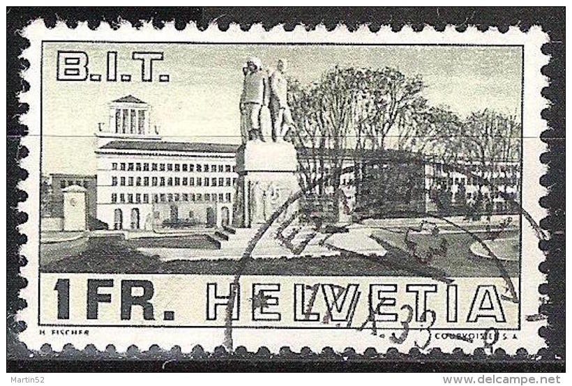 BIT-Gebäude 1938: Zu 214.2.01 Mi 324 Yv 310  "Abart-Varieté" Mit O BERN 17.IX.38 (Zumstein CHF 49.00) - Abarten