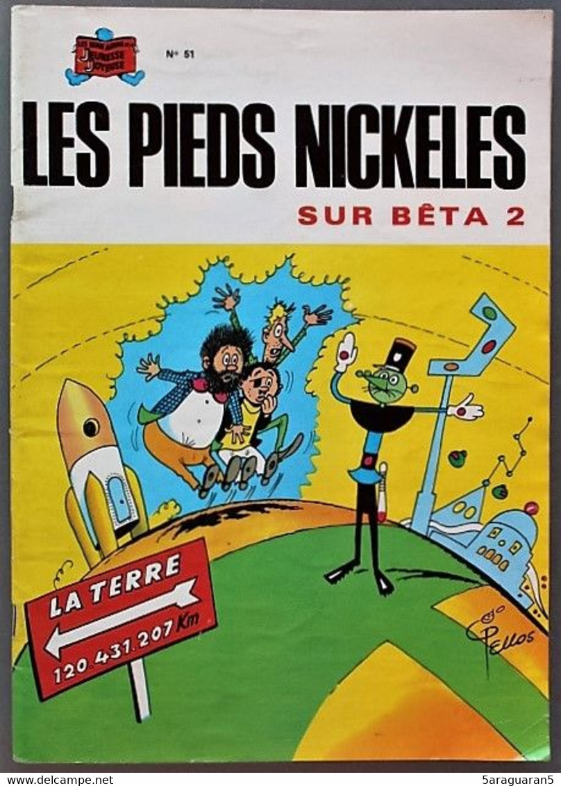 BD LES PIEDS NICKELES - 51 - LES PIEDS NICKELES SUR BETA 2 - Rééd. 1978 - Pieds Nickelés, Les