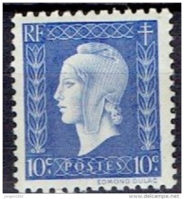 FRANCE #    FROM  1945 - 1954  STAMPWORLD 701 - 1944-45 Marianne De Dulac